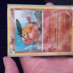 2011 Tepig Pokemon card